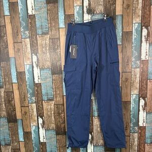 Hiwise 8 Navy Cargo Pants with zipper pockets